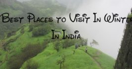 Best Places To Visit In Winter In India